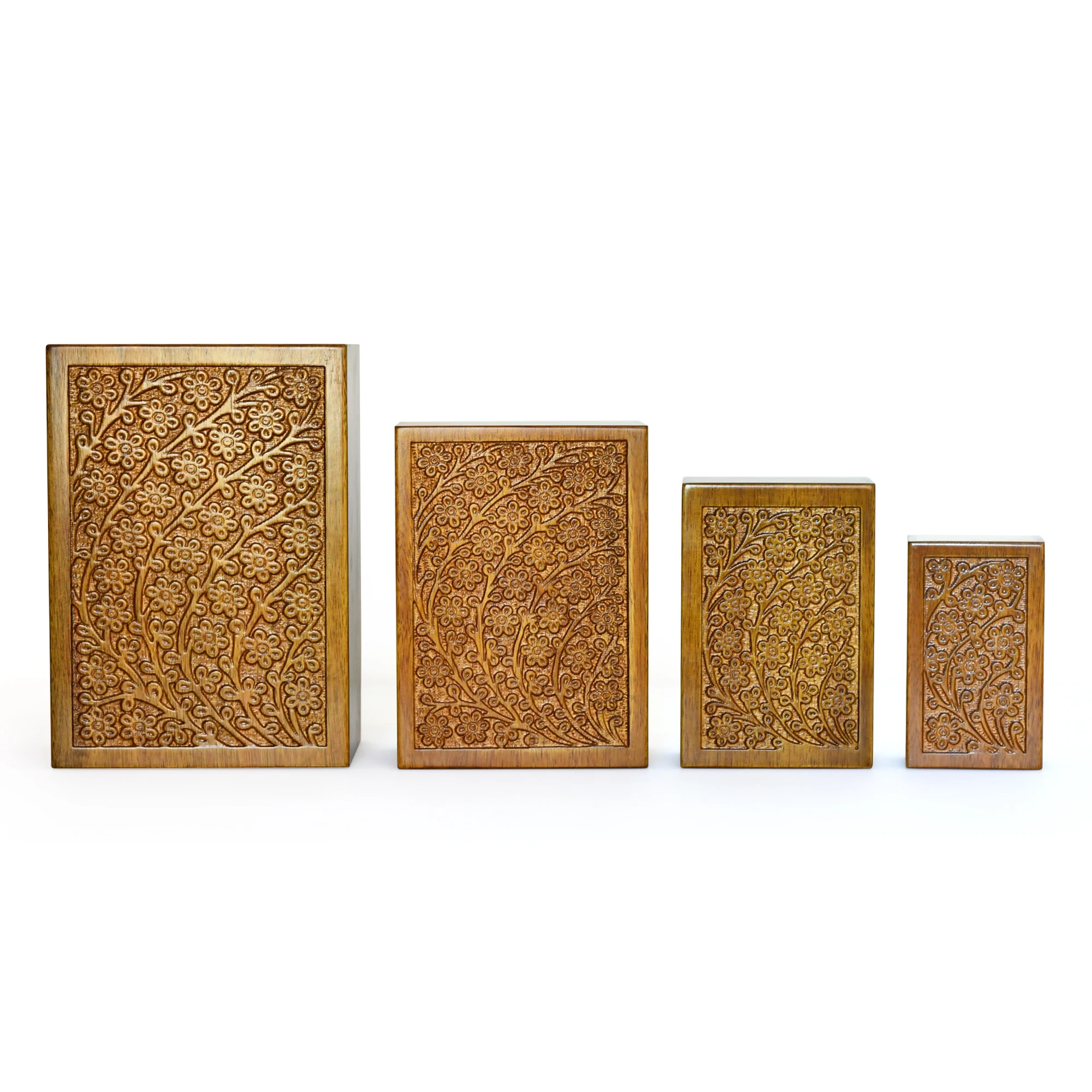 Custom handmade bamboo ashes urn animal urns urna cenizas funeral coffin