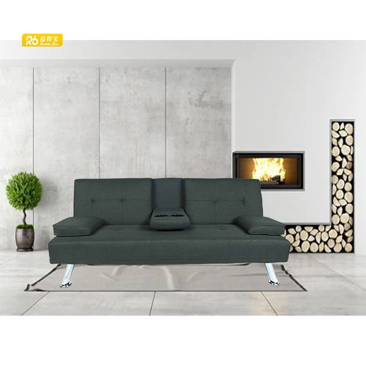 Modern cheap living room furniture folding 2 Seat sofa bed low prices canada cheap futon sofa cum bed