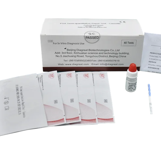 Quantitative fluorescence immunoassay diagnosis consumables IVD reagent Total Prostate Specific Antigen tPSA