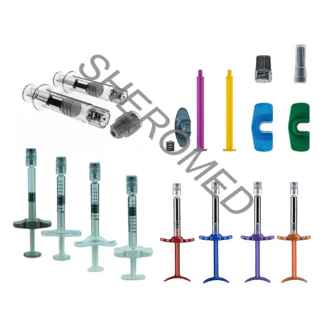 1ml 2ml 5ml 10ml plunger and wing handle use for prefilling syringe