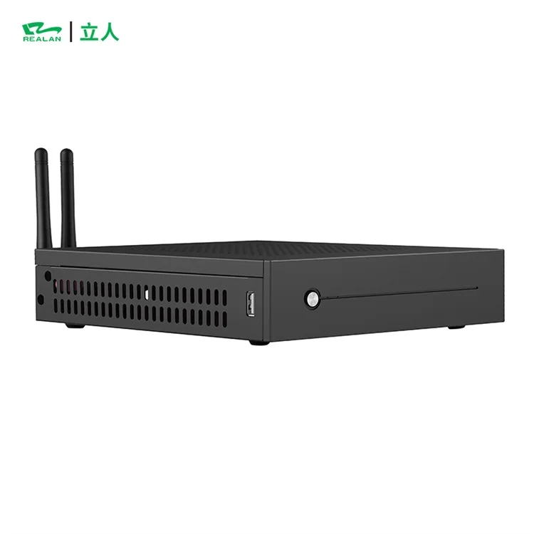 Cloud Computing Terminal Fanless Desktop Custom Fanless Thin Client Mini PC Computer with Low Power Consumption