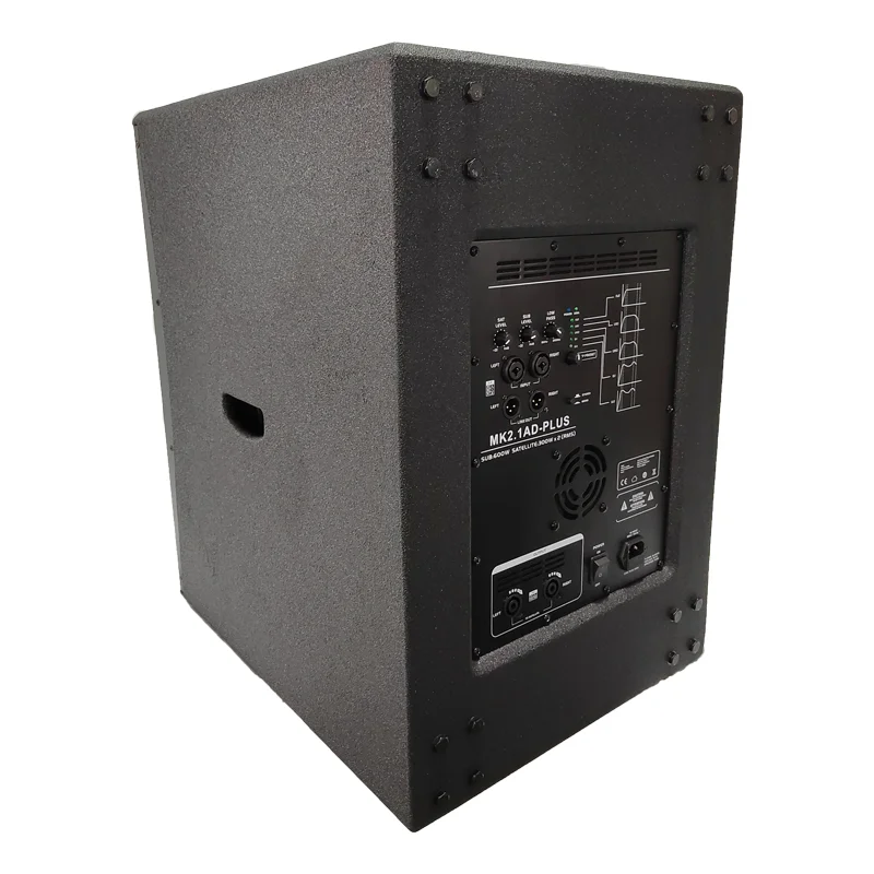 2023 Hot Sales Professional Audio Sound Equipment High Powered Compact 15 inch subwoofer PA 2.1 speaker system