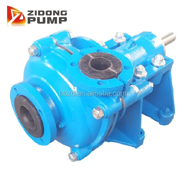 horizontal type corrosion resistant rubber liner slurry pump for palm oil mill waste water sludge pump