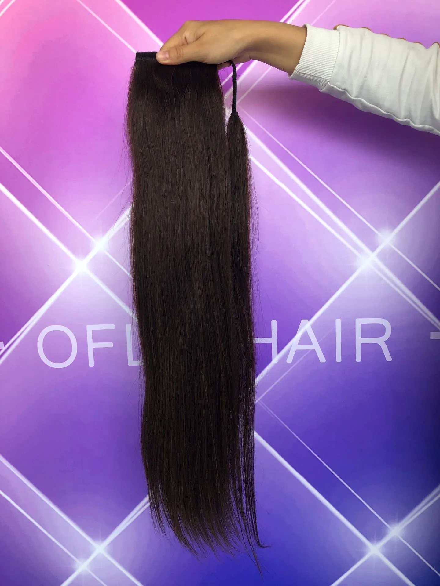 
Wholesale Buy 10 To 30 Inch Indian human hair drawstring ponytail for woman 