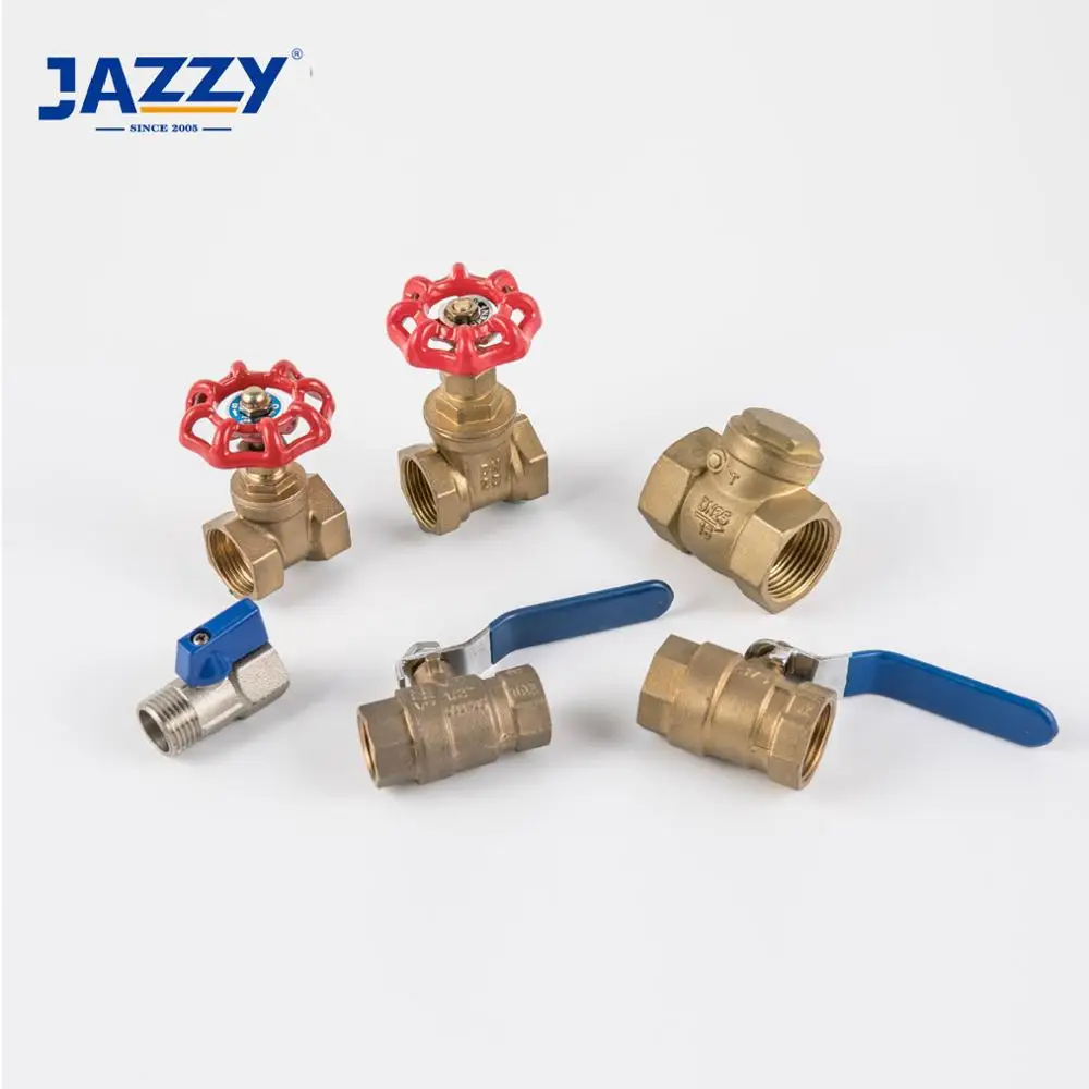 Профессиональный латунный задвижной клапан JAZZY от 1/4 до 4 дюймов BSP/BSPT/NPT, производитель латунных фитингов, Сантехнический кованый Компрессионный фитинг hydrau
