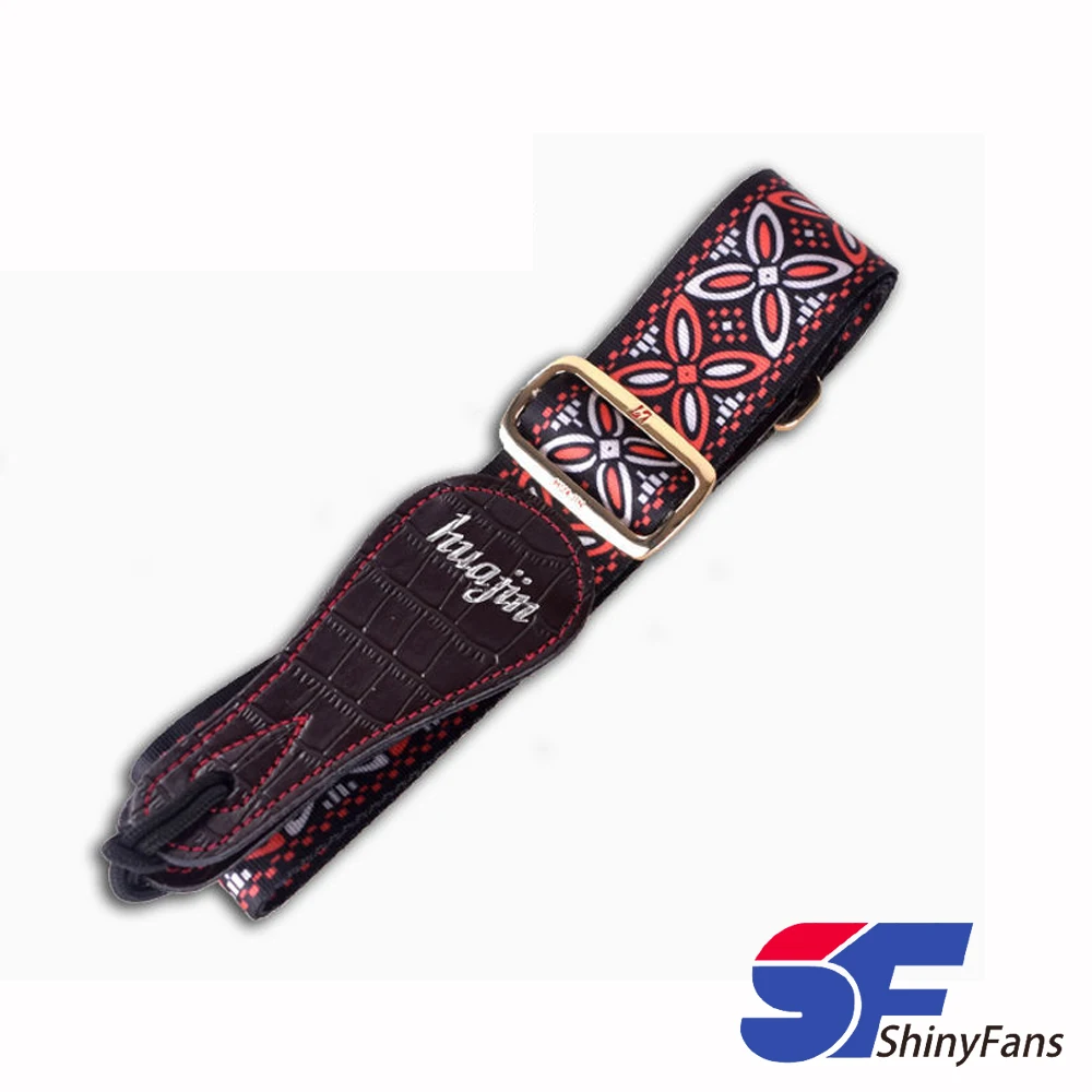 Classic Electric Acoustic Bass PU Leather Guitar Strap Guitar Belt