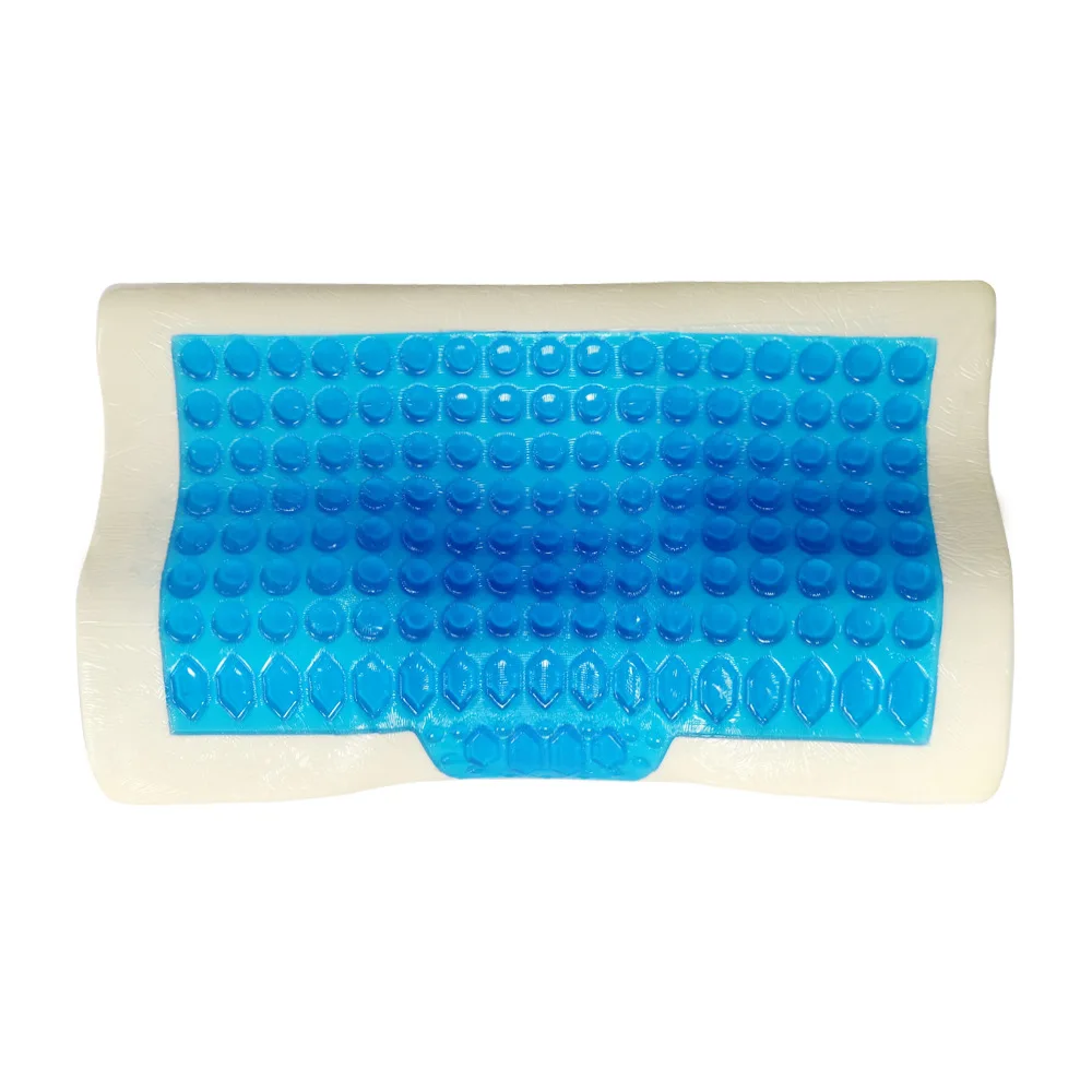GEL Gel Cooling Particles Therapy Cervical Orthopedic Neck Head Bed Sleeping Contour Memory Foam Pillow