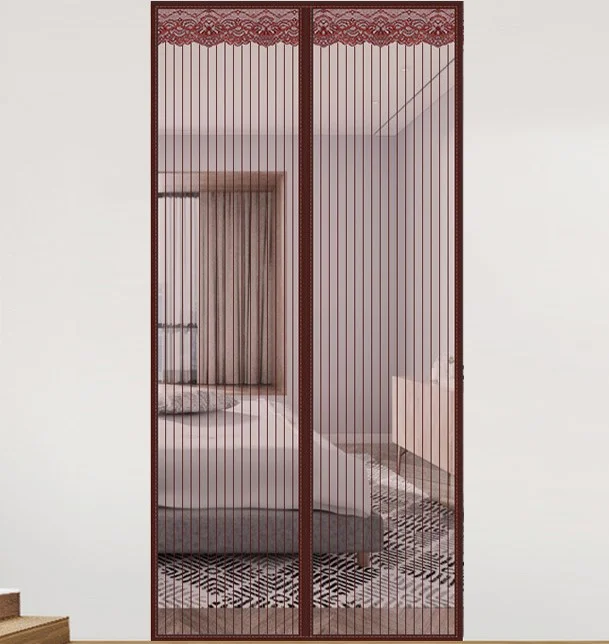 Hot sale high quality anti-mosquito door fly screen magnetic door curtain