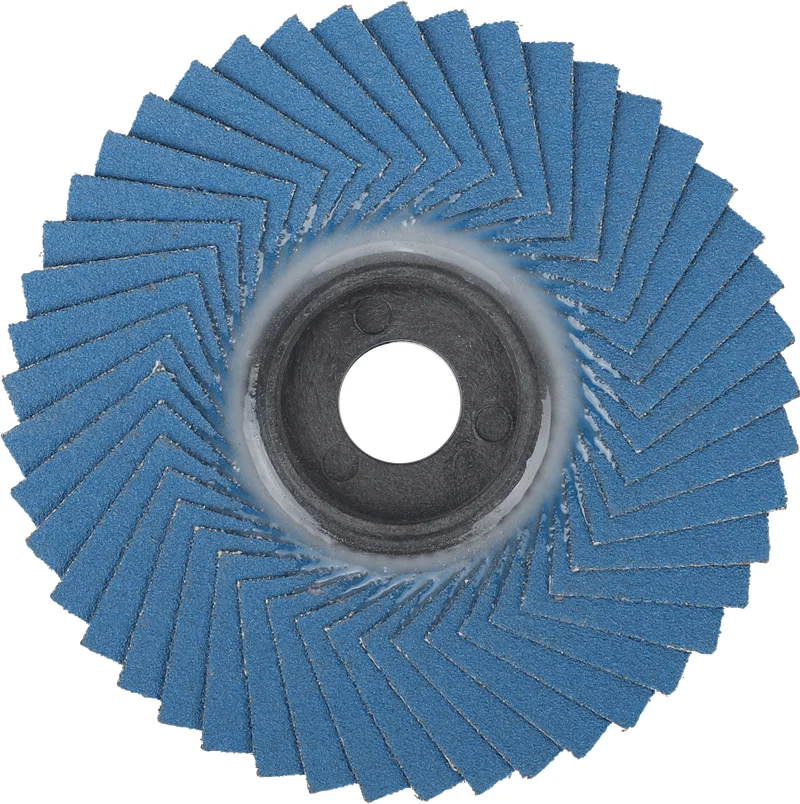 4 Inch Korean Flexible Aluminum Oxide and Zirconia Abrasive Flap Discs for Metal Stainless