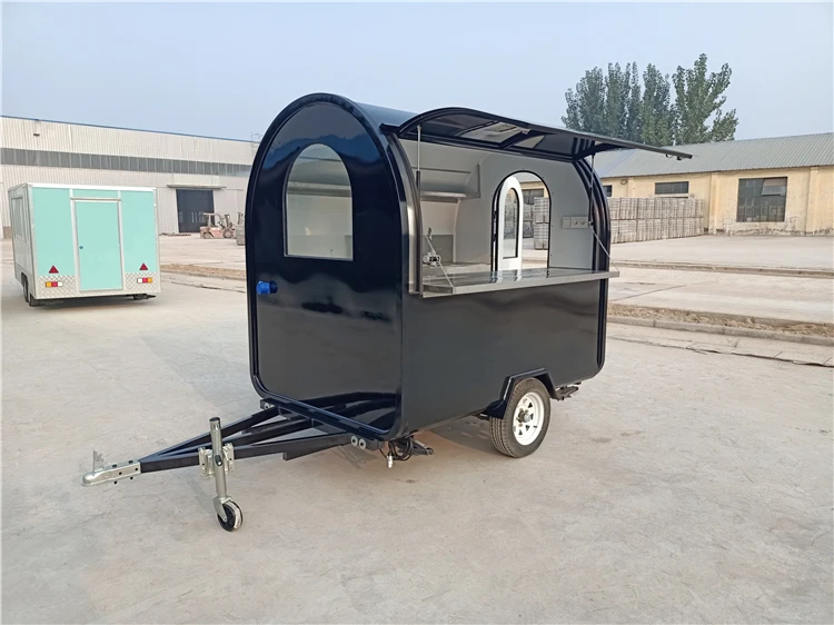 Fast Food Truck For Baking Equipment Mobile Ice Cream Cart Customized Street Food Trailer Cart With USA Standard