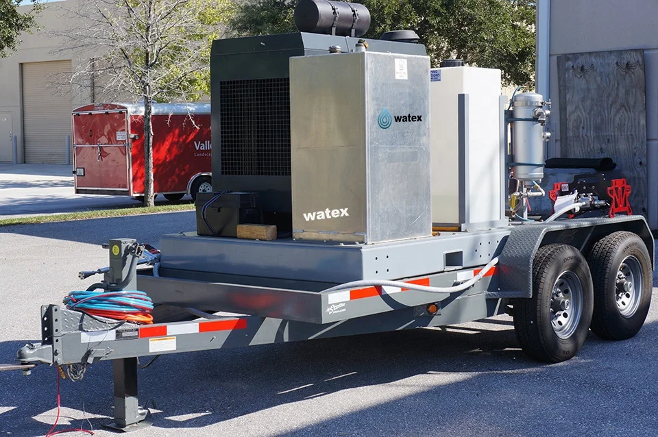 Hydroblasting water blaster evaporation tank pipe cleaning equipment oil tank vessel ship cleaning machine hydro jetting machine