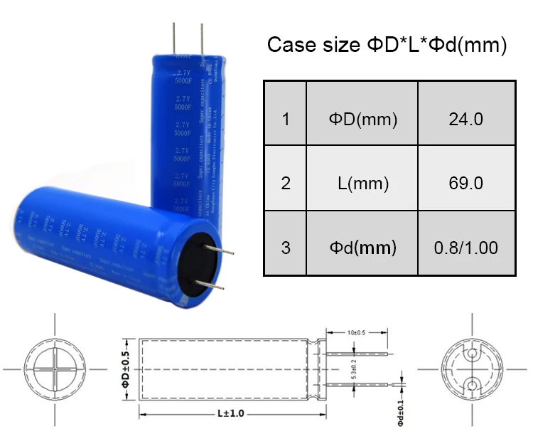 New graphene battery 2.7 v18Ah ultra/capacitor 60130H super capacitor  battery lto Circulate 20,000 discharges at 70C rate