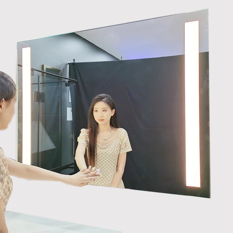 Hotel Bath Mirrors Light 24*36/36*36 Factory Full UL CE Touch Switch Anti-fog CCT 3 Lights Spiege Bathroom Led Mirror