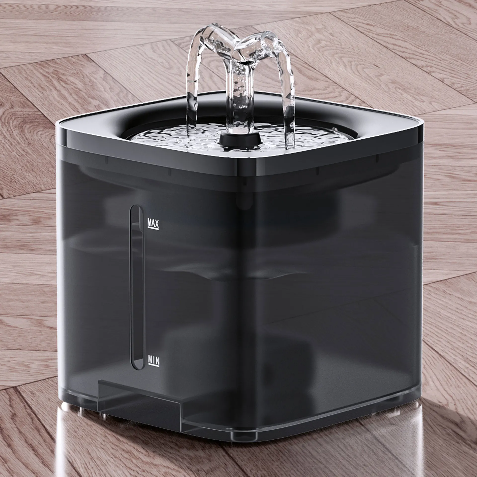 2024 New design Cat Water Fountain 2L Pet Water Fountain for pets with Ultra Silent Pump Faucet Design Suit for All Kinds of Cat