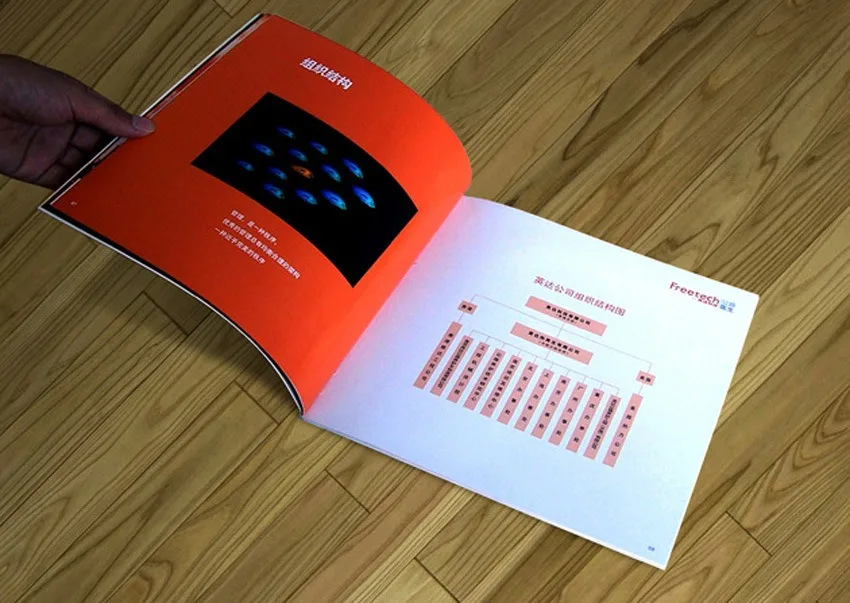 High quality Custom Coated Art Paper Logo Printing Folding Menu Flyer Catalogue Instruction Manual and booklets