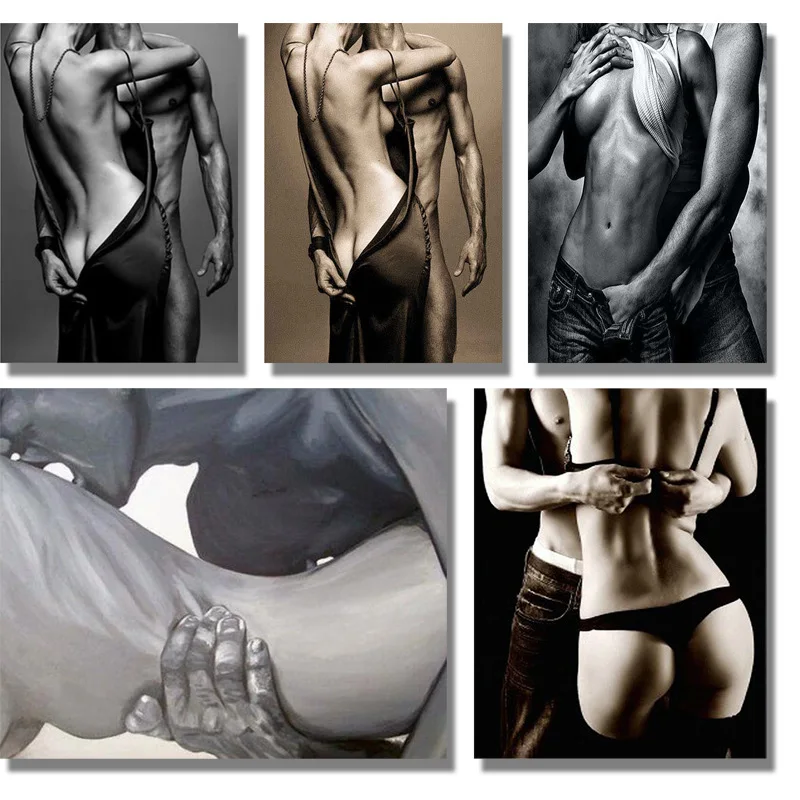 DIY Custom 30*40 Diamond Paintings kits for Adults Full Drill Round Diamond couple body art 5d diamond paintings