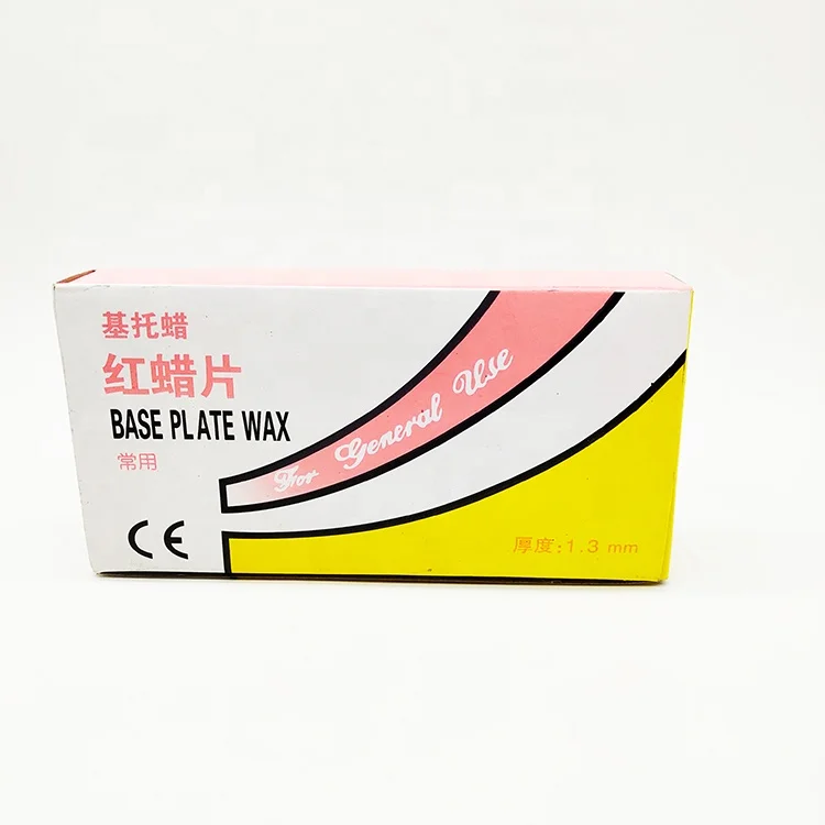 Dental Red Base Plate Wax Sheet (Normal) For Dental Laboratory
