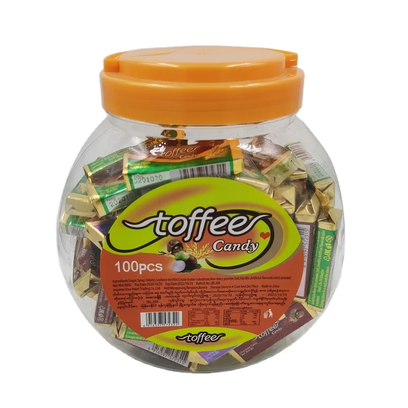 
Lovely jar packed toffee candy for you 