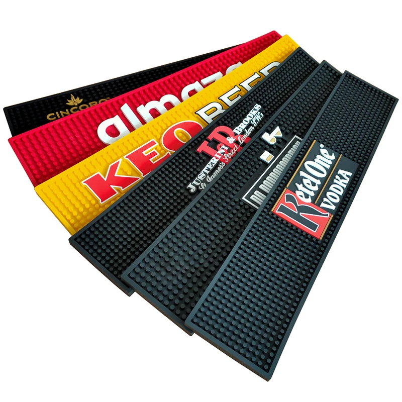 2022 Hot-Selling PVC Bar Mat New Design Style PVC Bar Mat With Custom Logo And Size