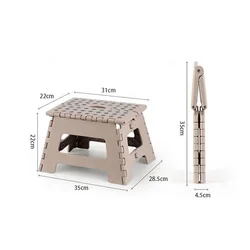Factory Selling foldable stool portable folding foot stool plastic folding stool