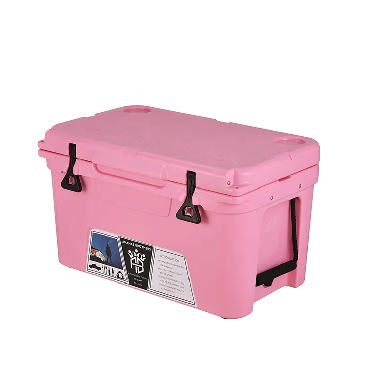 Custom logo red pink blu army green heavy duty Hard Cooler Keeps Ice Up to 5 Days