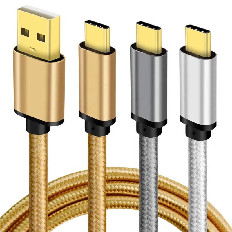  Высокое качество Позолоченные разъемы USB Тип C до 2.0A 480 Мбит/с скорость передачи данных синхронизации 3A кабель для быстродействующего зарядного устройства телефонов на базе Android с