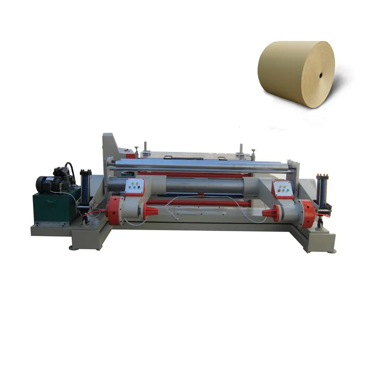 The factory produces automatic laminating and cutting machine 1600 model kraft paper sprocking machine rectifying and rewinding