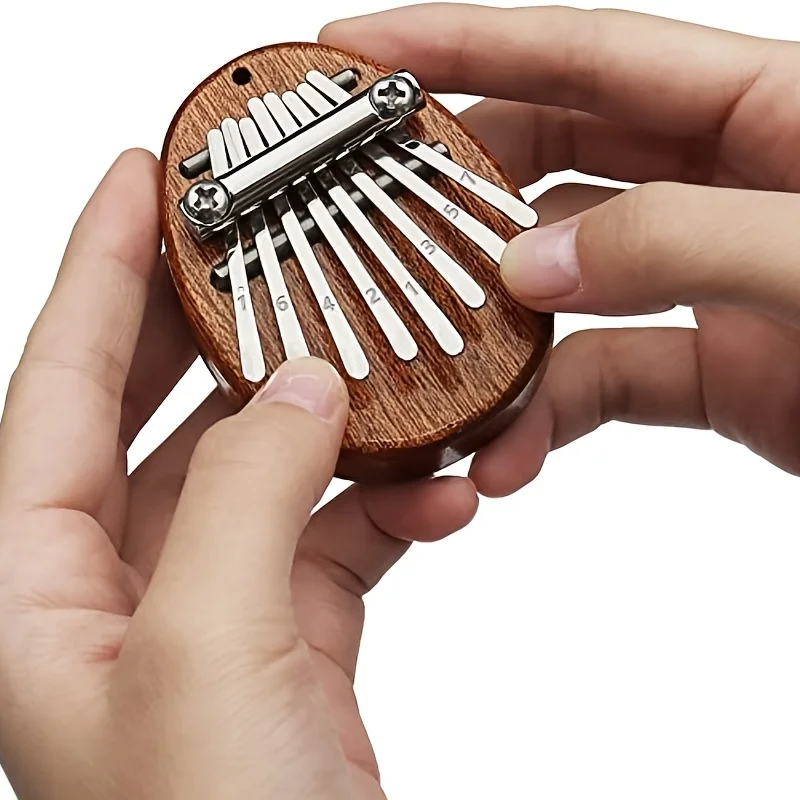 Mini thumb piano Kalimba 8 tone cute 8 keys portable musical instrument