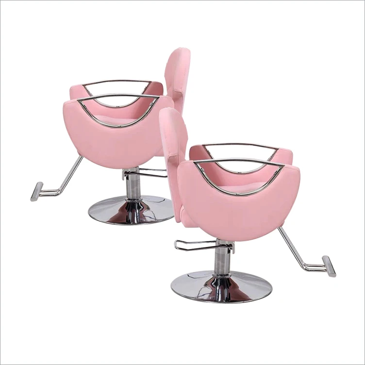cheap men barbershop chair black beauty salon pink furniture