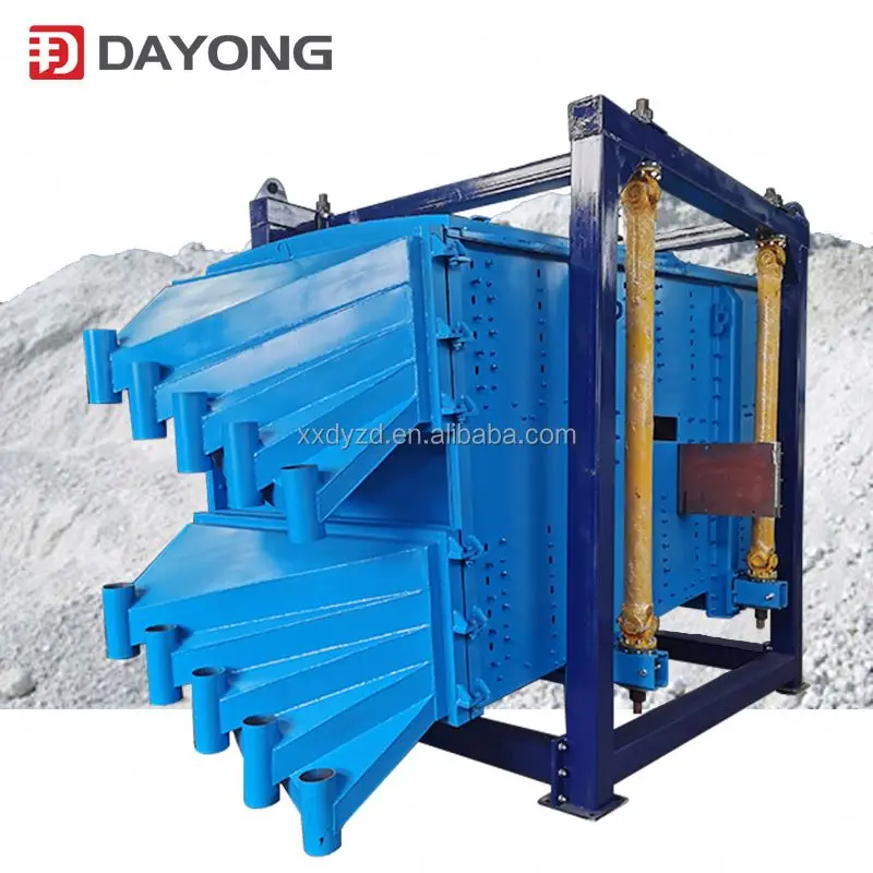 Gyro Screen for Quartz Sand Screening/ square Swing Vibrating Silica Sand Sieve Shaker Machine