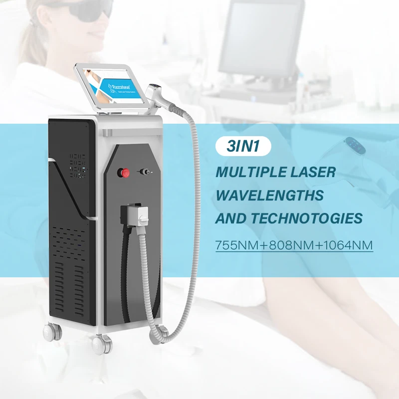 Sincoheren Multifunction Beauty Equitment Whitening laser diode Hair removal Machine
