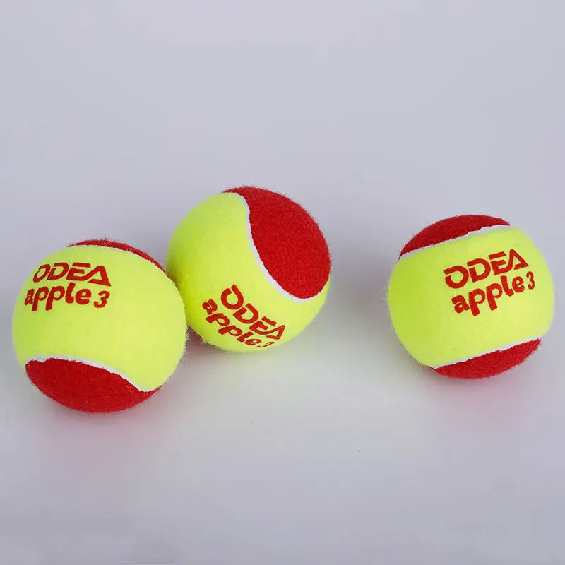 Good Quality ITF Approved Custom Logo Stage 3 Low Pressurized Red Tennis Ball For Kids