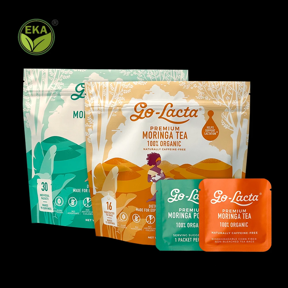 Minleest Resealable Liquid Protein Powder Composite Standing Bag With Zippered Bone Plastic Vertical Bag