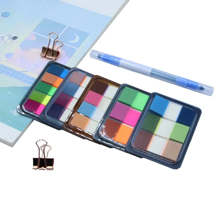 Myway Neon Page Markers Sticky Note Tabs,Colored Index Tabs Flags, Fluorescent Pet Sticky Notes