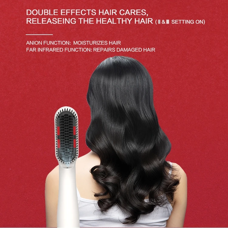 New Arrival Wide Board Flat Smart Automatic Hair Straightening Comb