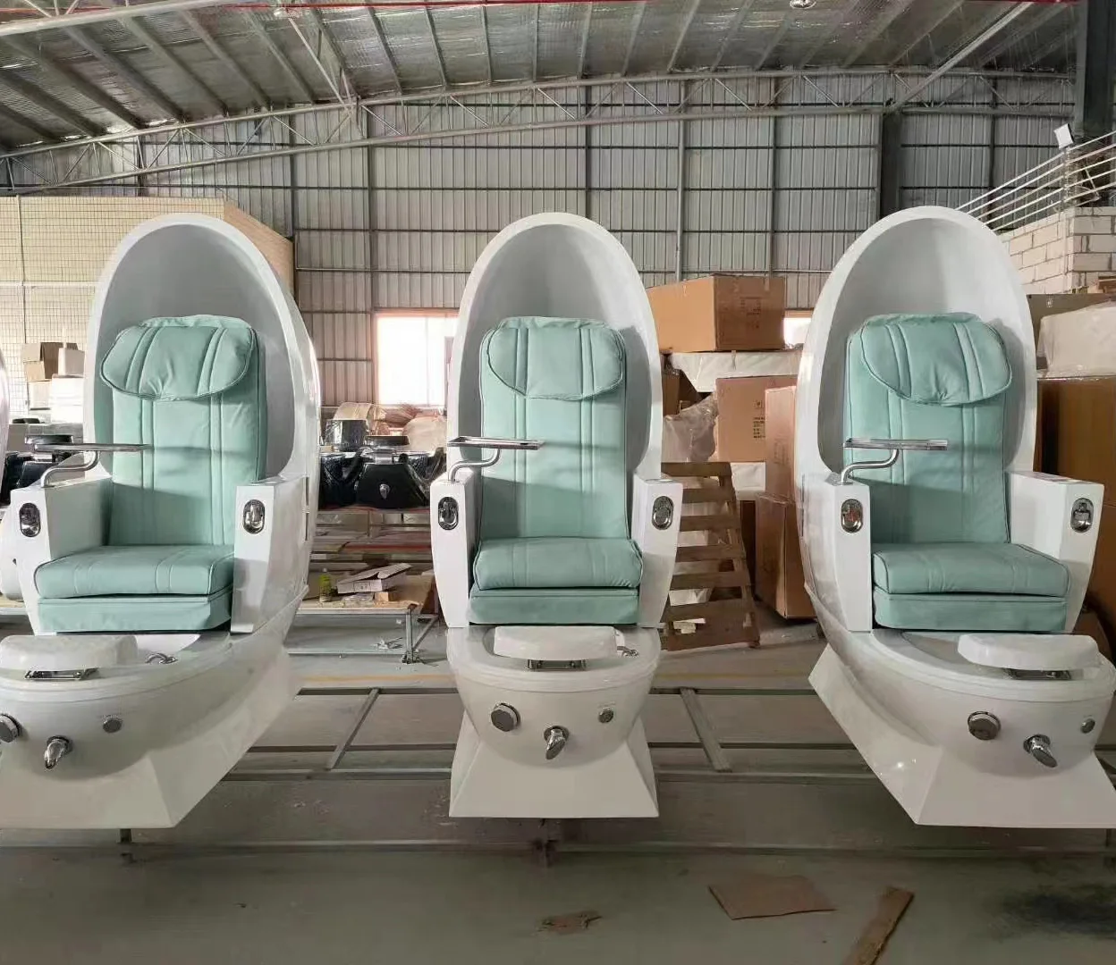 HOCHEY  2023 Luxury Electric Massage Pedicure Chairs Nail Salon Foot Spa Manicure Pedicure Chair With Basin Guangzhou