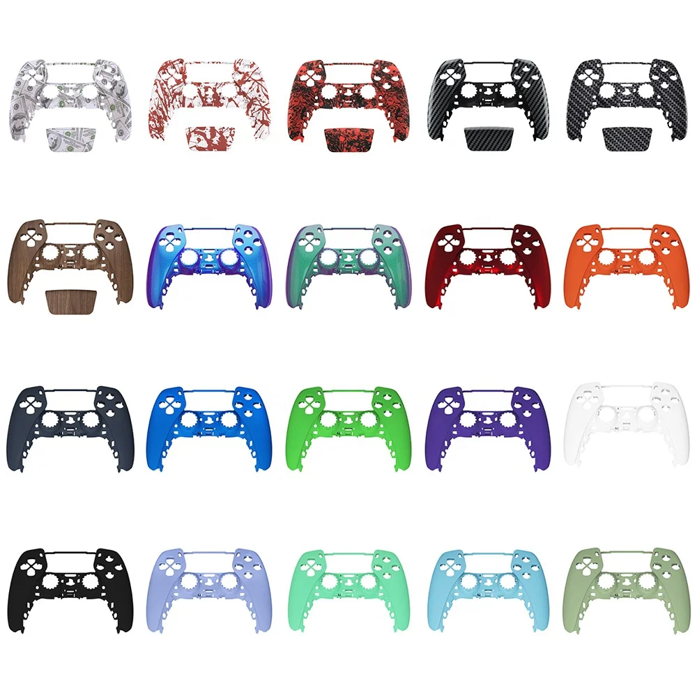 Game Accessory Replacement Front Shell Custom Housing Skin Cover Controller Case For Playstation5 Dualsense Wireless Controller