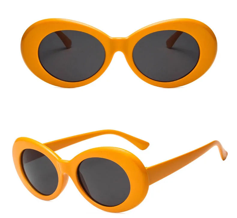 TY0907 недорогие винтажные женские очки в стиле ретро роскошные популярные уличные солнцезащитные маленькие овальной оправе градиентного цвета