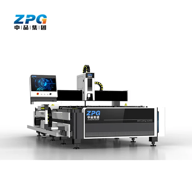 ZPG GROUP LASER Affordable 1000W 1500W 2000W Fiber Laser Cutting Machine for Metal Sheet