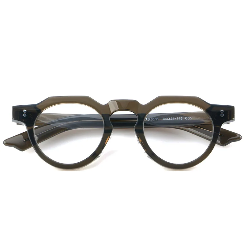 Retro Sunglasses Unisex Myopia Optical Glasses Reading Glasses Round Acetate Eyeglasses 2024