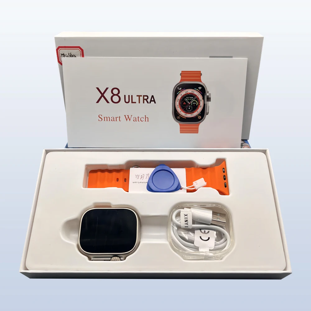 Chinese factory Health Tracking 4g X8 ultra smartwatch Heart Rate Monitor smart watch sim card 4g