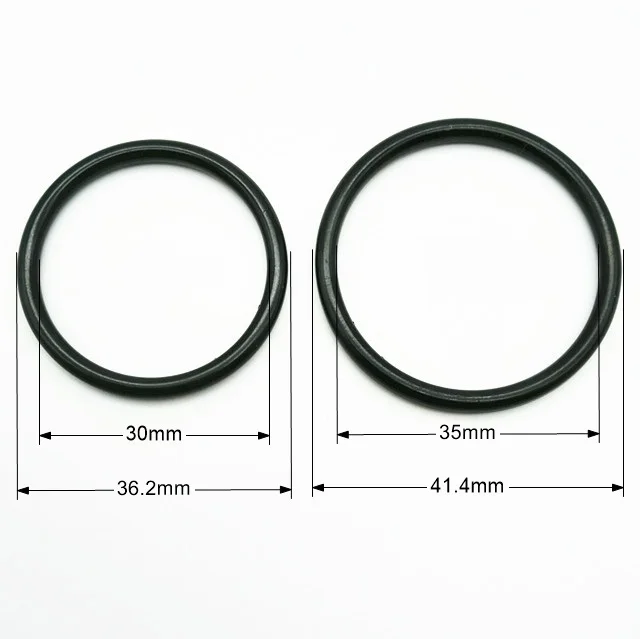 Different sizes metal O ring, alloy ring in black color, alloy big ring