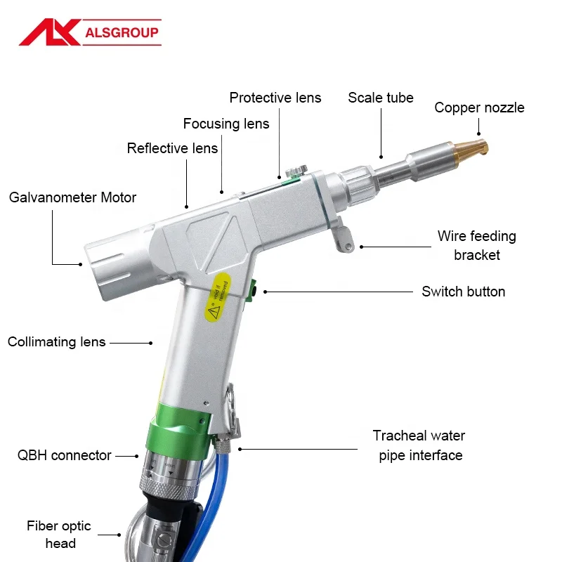 Fiber Laser Welding Handheld Head Laser Welding Machine Metal Steel Stainless Steel Laser Welder Factory Price