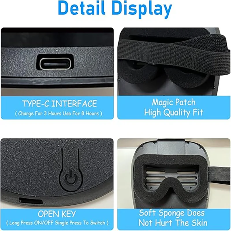 2024 Hot Sale Face Mask Small Gesture Induction Magic Shining Lighting Mask LED Mask for Halloween