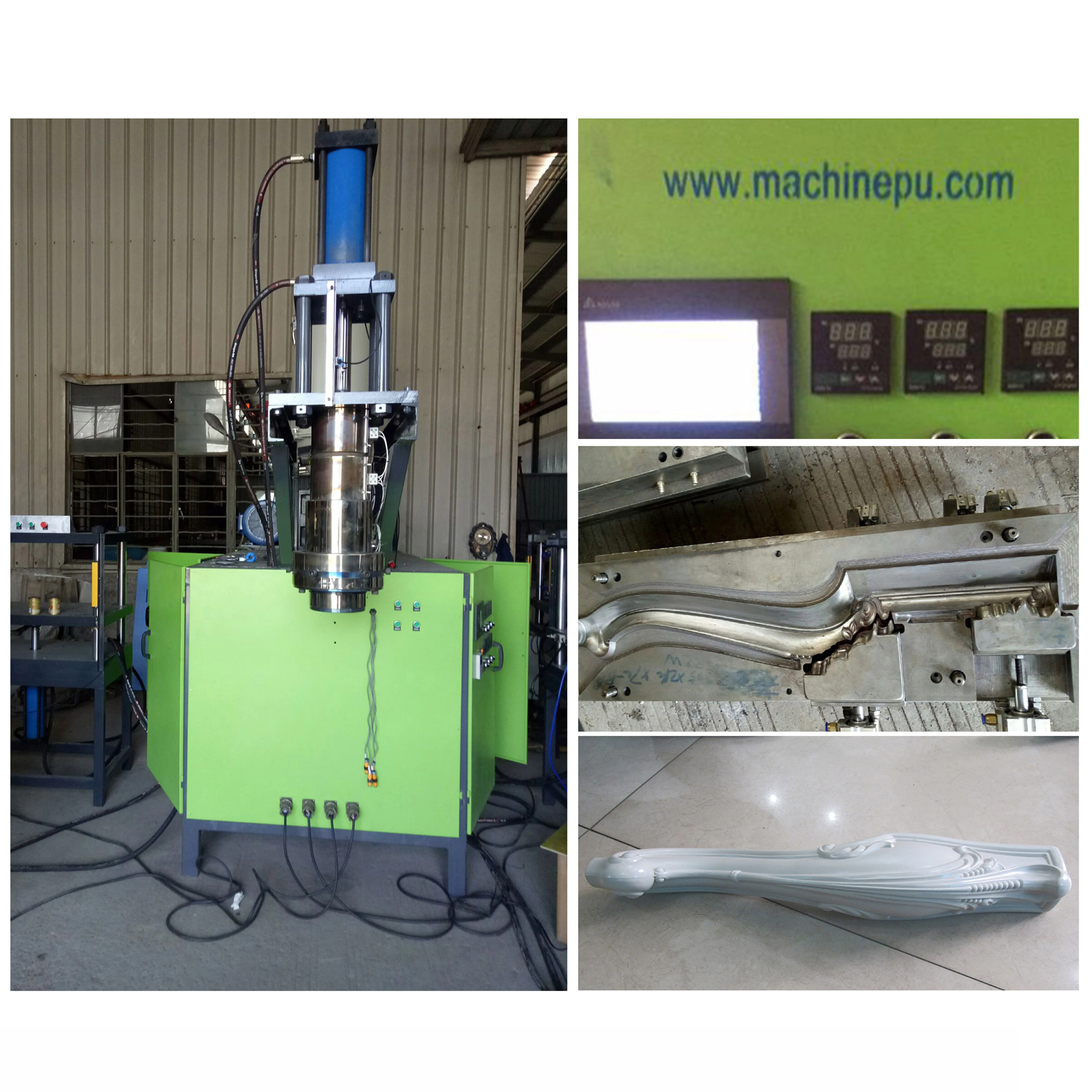 Small Injection Plastic Blow Molding Machine for PU Furniture Chair Leg Risers