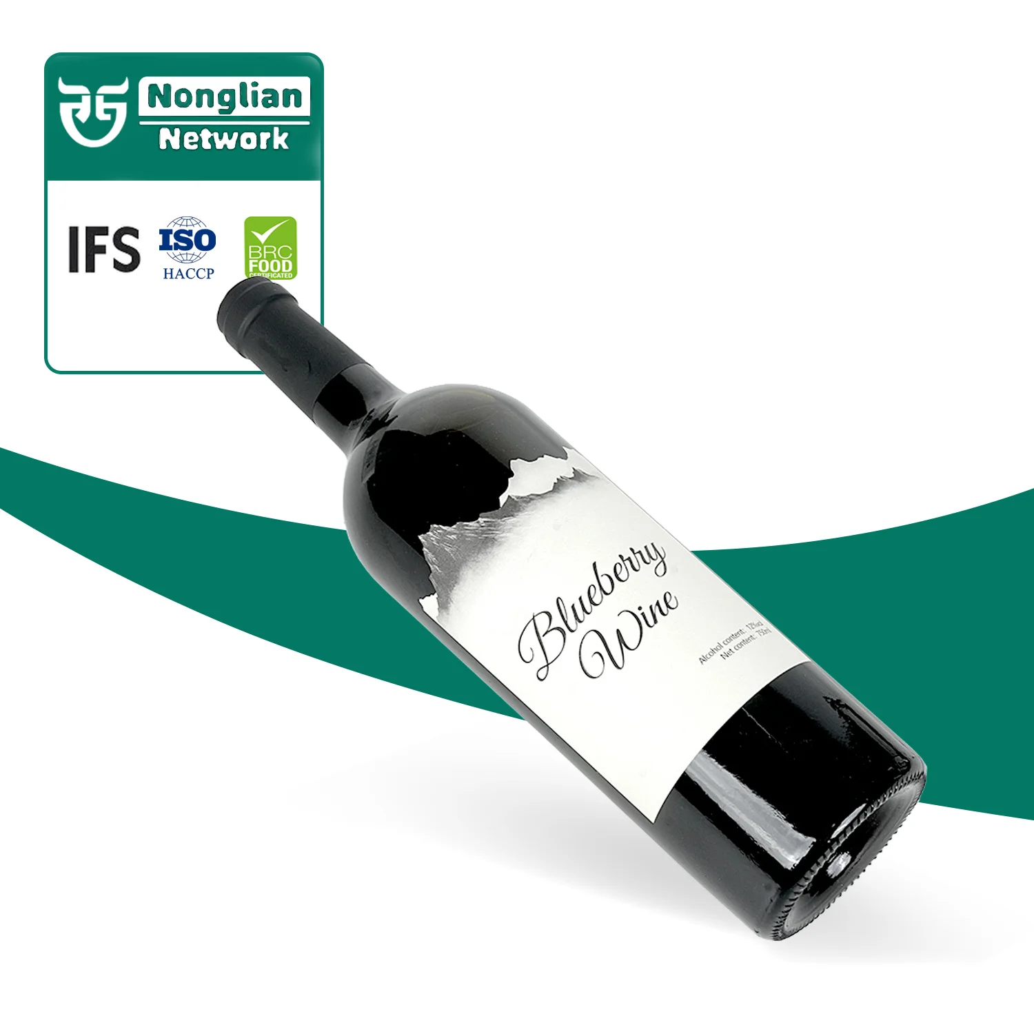 2 тонны хорошего вкуса Черничное вино сладкие фрукты сделано в Китае