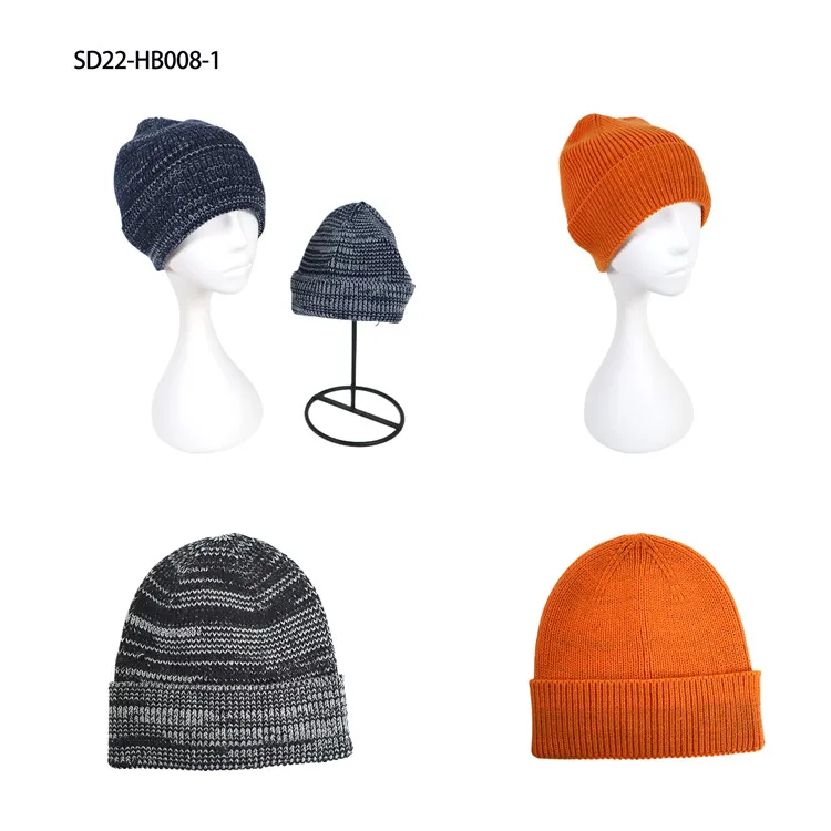 anti static embroidered knit winter hats  all over beanies with custom logo