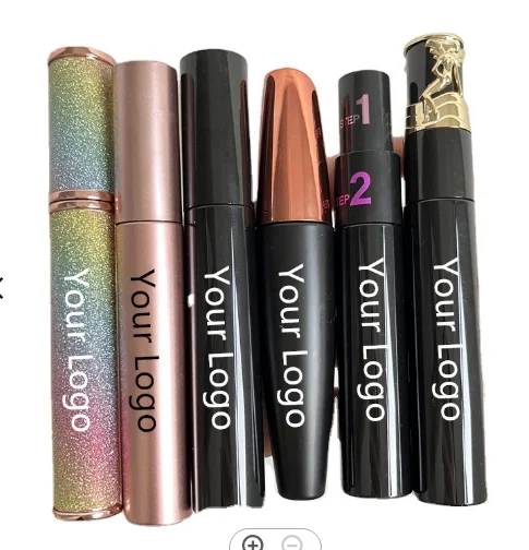 Amazon hot Selling Mascara Products New Makeup Eye lash Black waterproof 4D Silk Fiber EyeLash Mascara