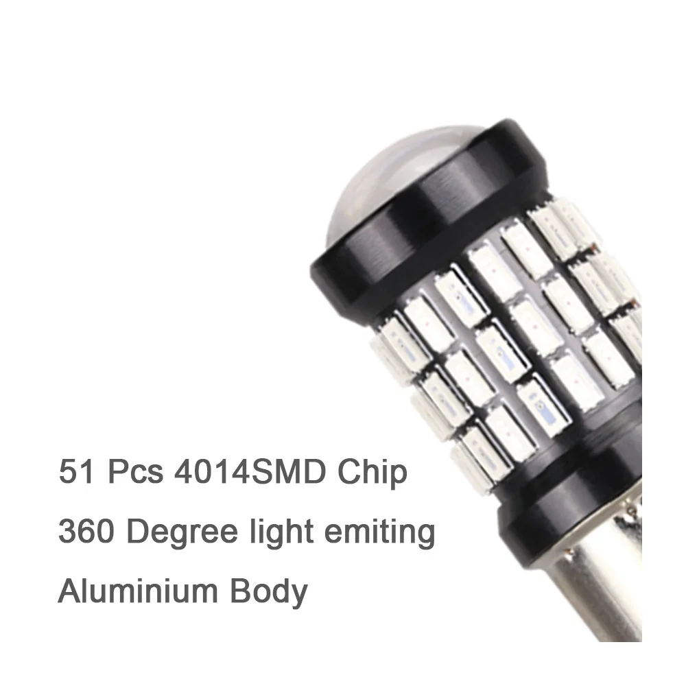 LED High bright 12V 3014 SMD strobe led packing brake light for cars