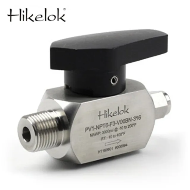 Parker type Hikelok manufacturer O-ring seal tube fitting stainless steel and brass ball  valve with pneumatic actuators